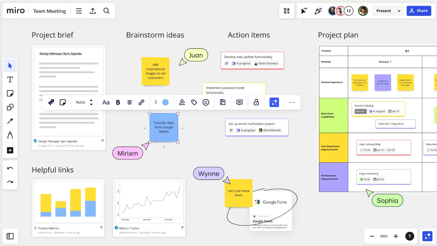 Miro is one of the best brainstorming tools