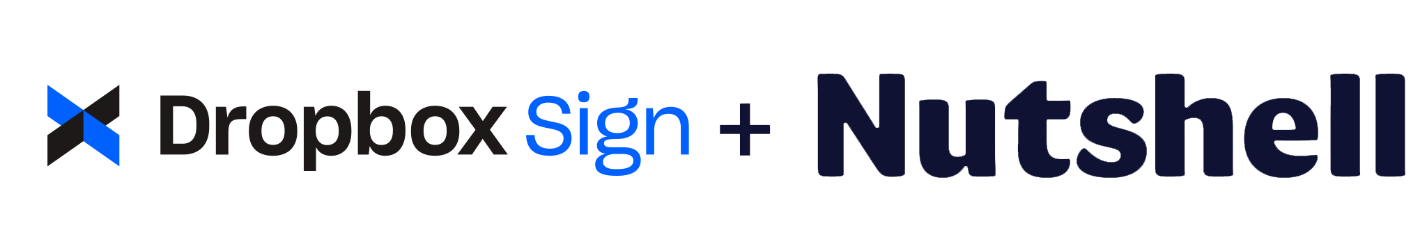 Dropbox sign plus Nutshell