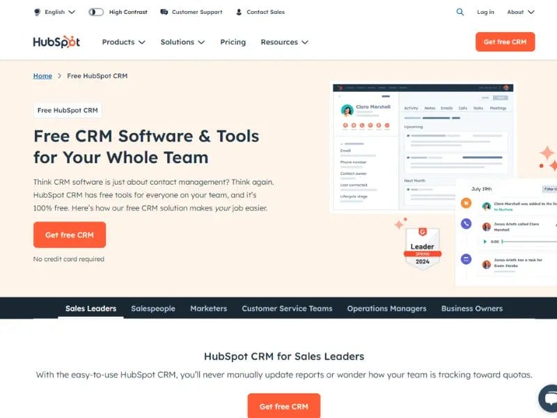 hubspot free version