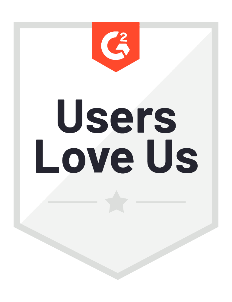 G2 users love us badge Fall 2024