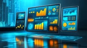 A dashboard full of different charts