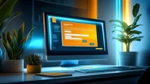 a lead form with many fields and a mouse cursor in the middle