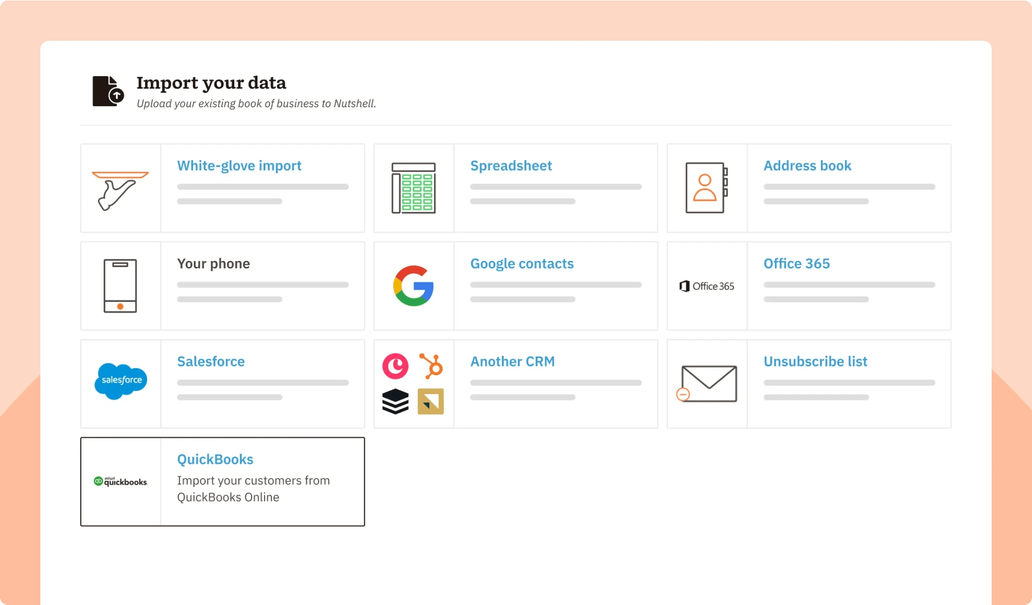 Import Contacts, Calendar, and Emails Into Nutshell CRM