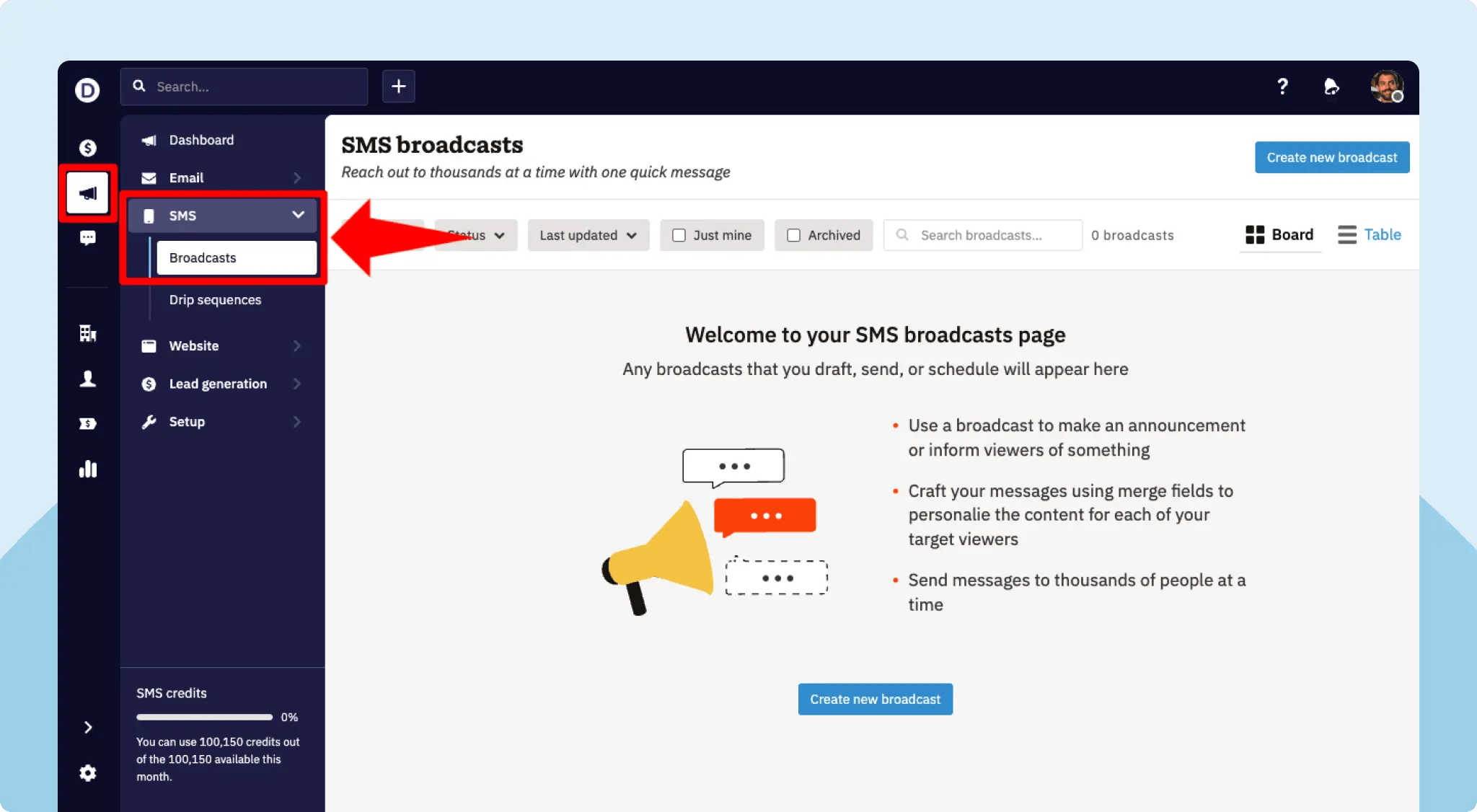 SMS Marketing - Send SMS Broadcasts From Your CRM