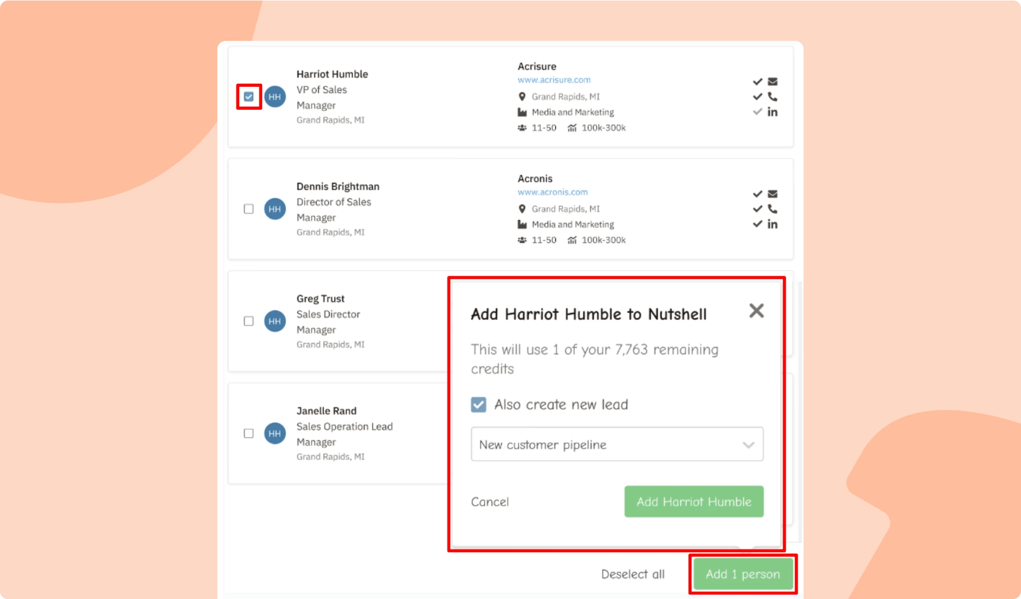 Add Prospects To Your Nutshell CRM