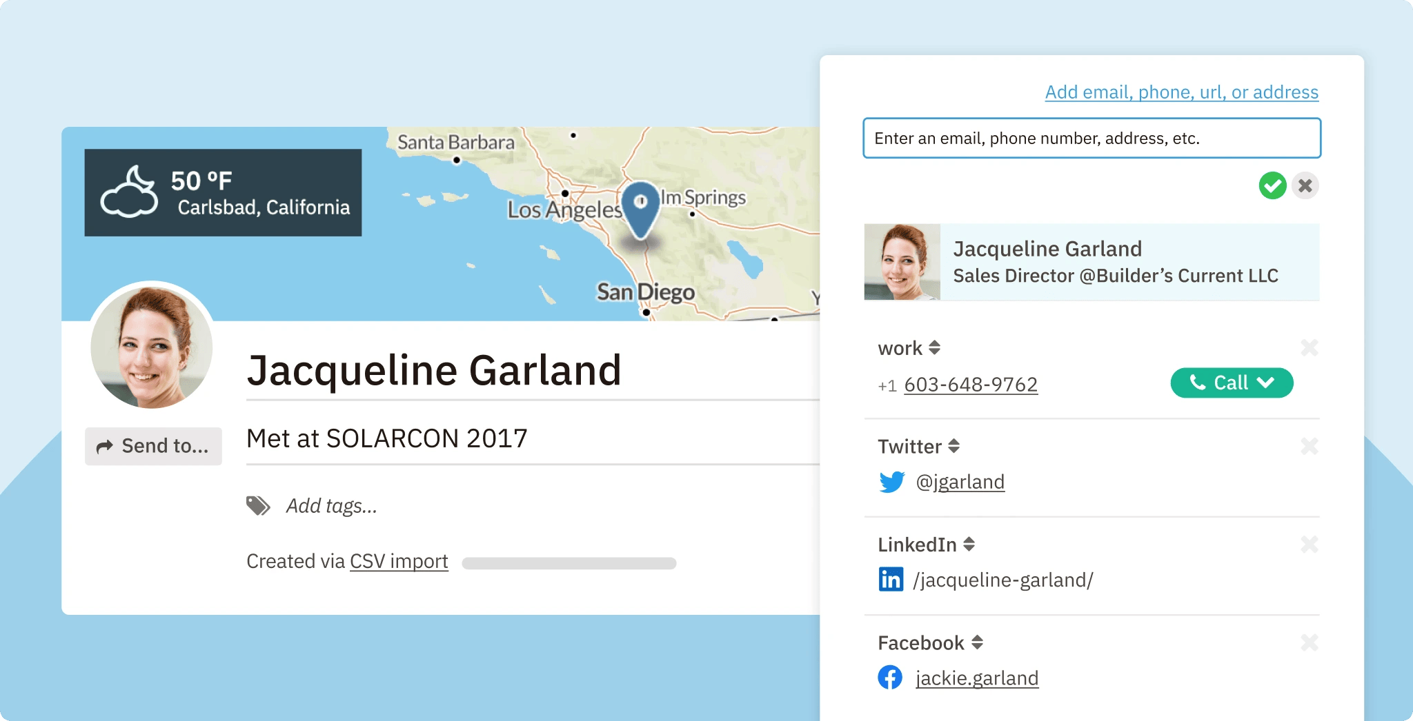 CRM Contact Management - Automatically Enrich Lead Data
