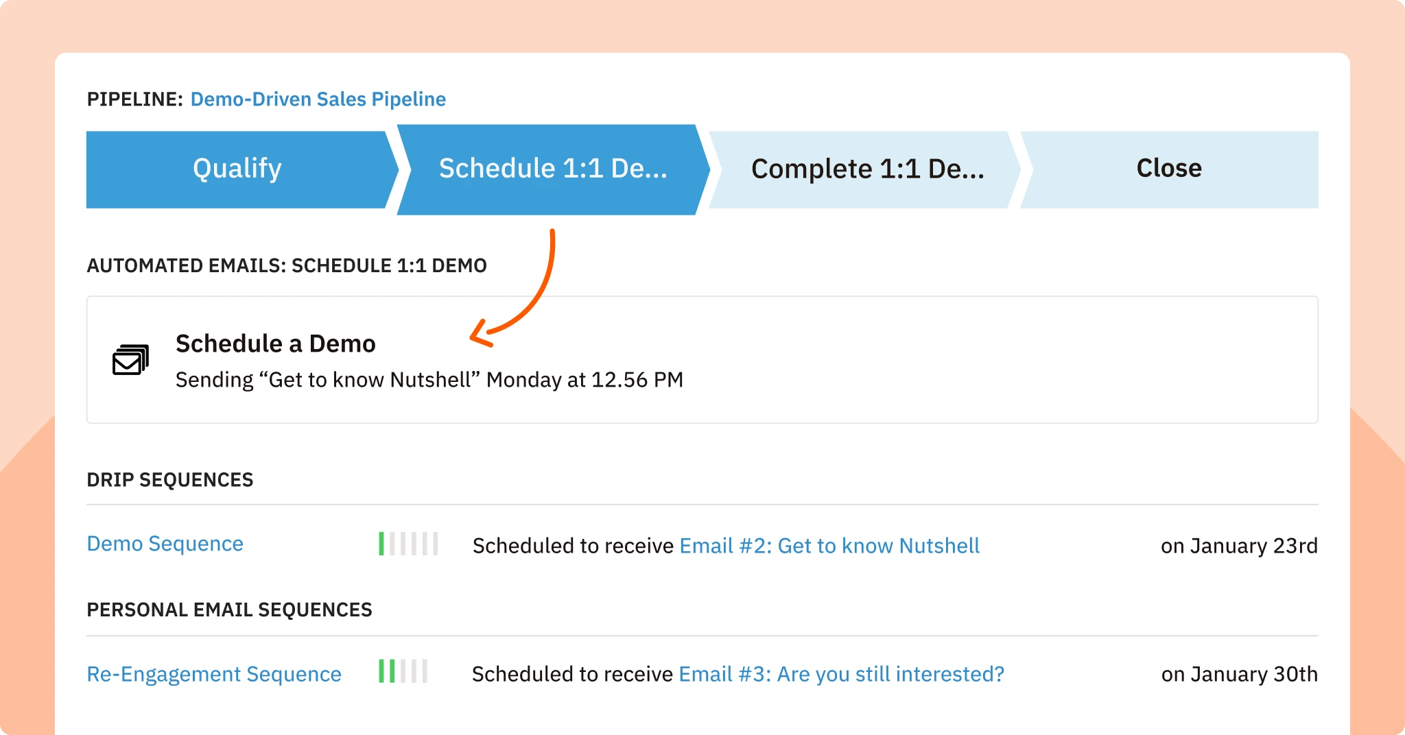 Automated Sales Email Drip Sequence