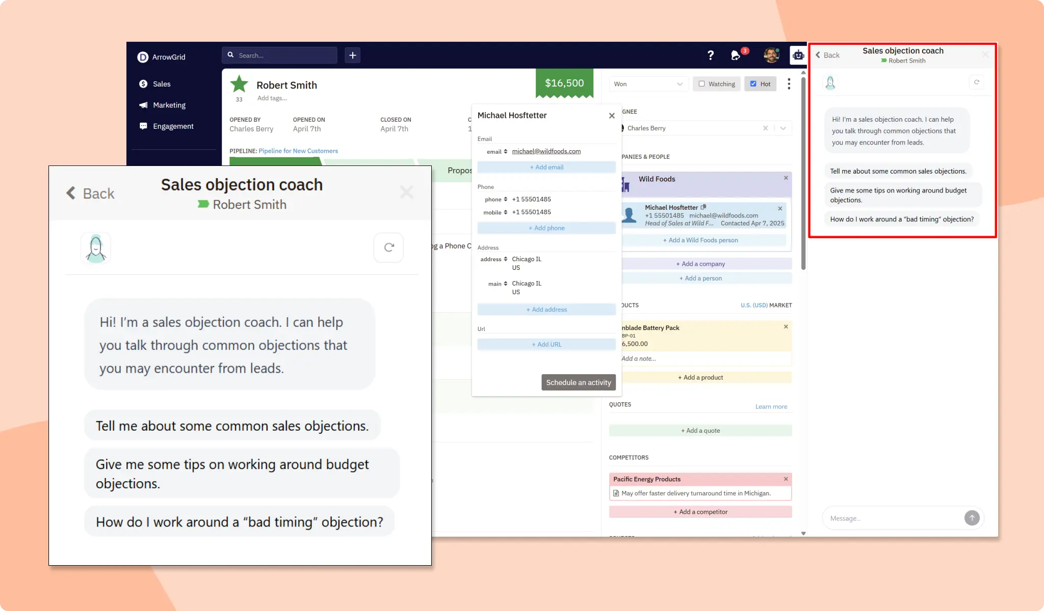 Nutshell's AI Agents - Sales Objection Coach