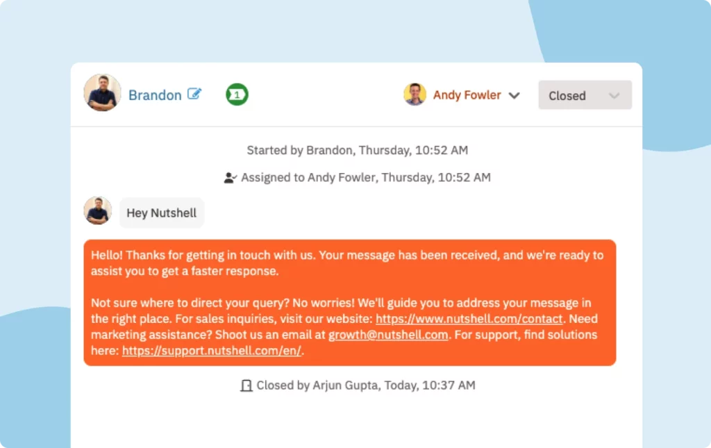 Send and receive WhatsApp Business Messages in Your CRM