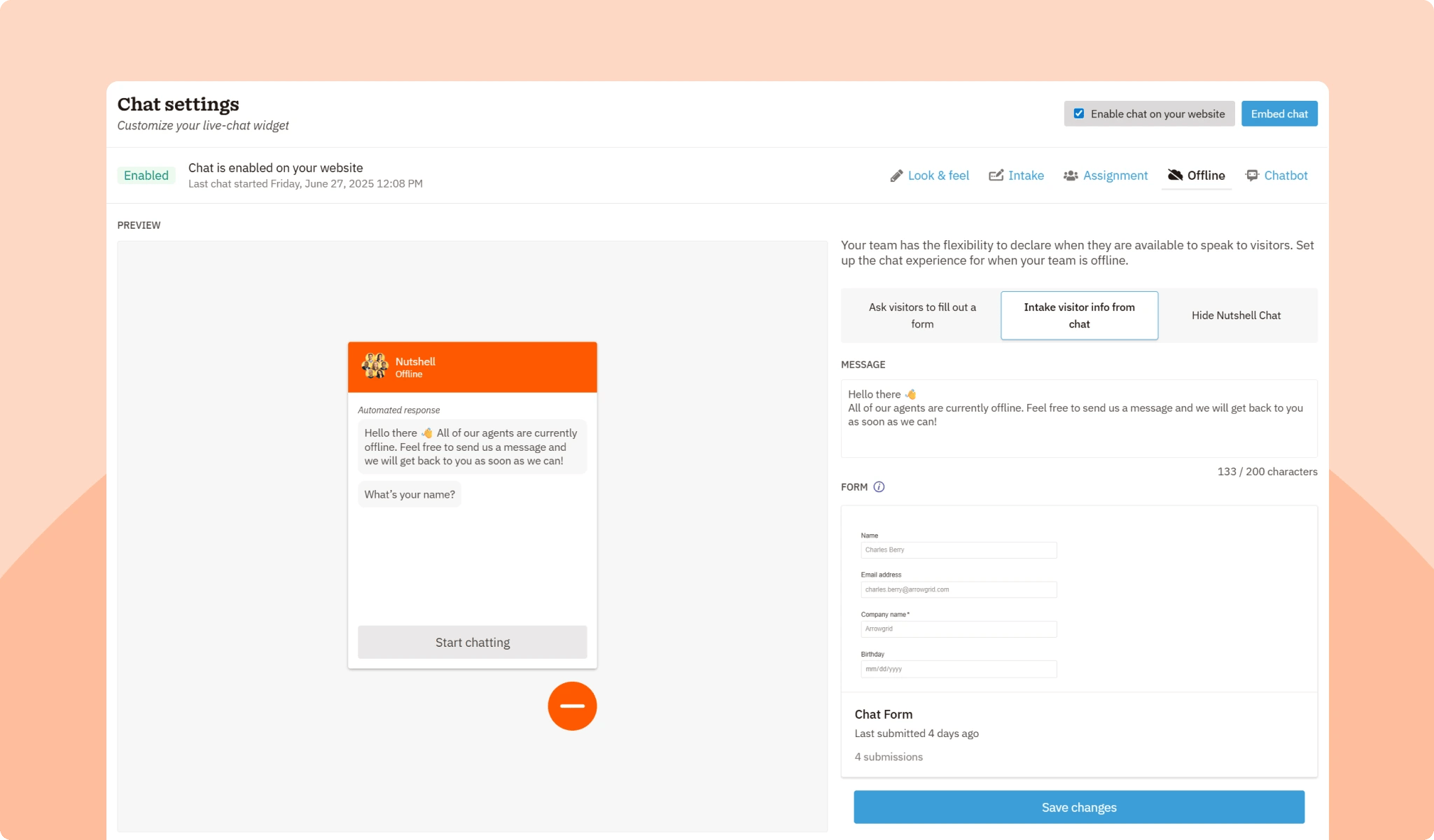 Gather critical customer data and keep it organized