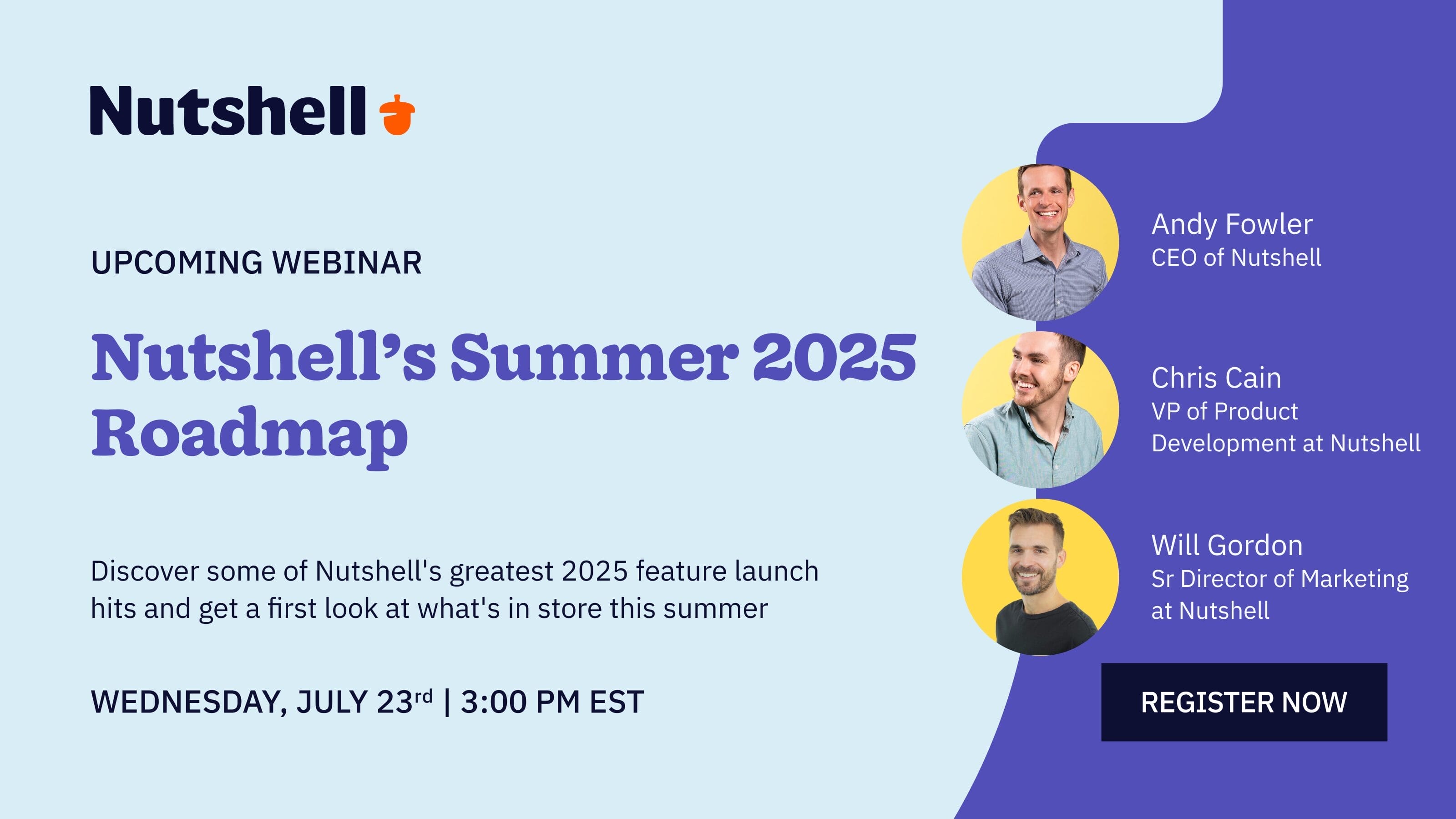 Nutshell's Summer 2025 Roadmap Webinar