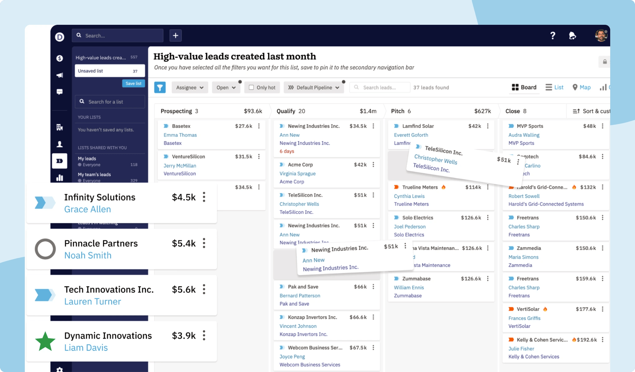 Outbound Sales CRM - Boost productivity with automation
