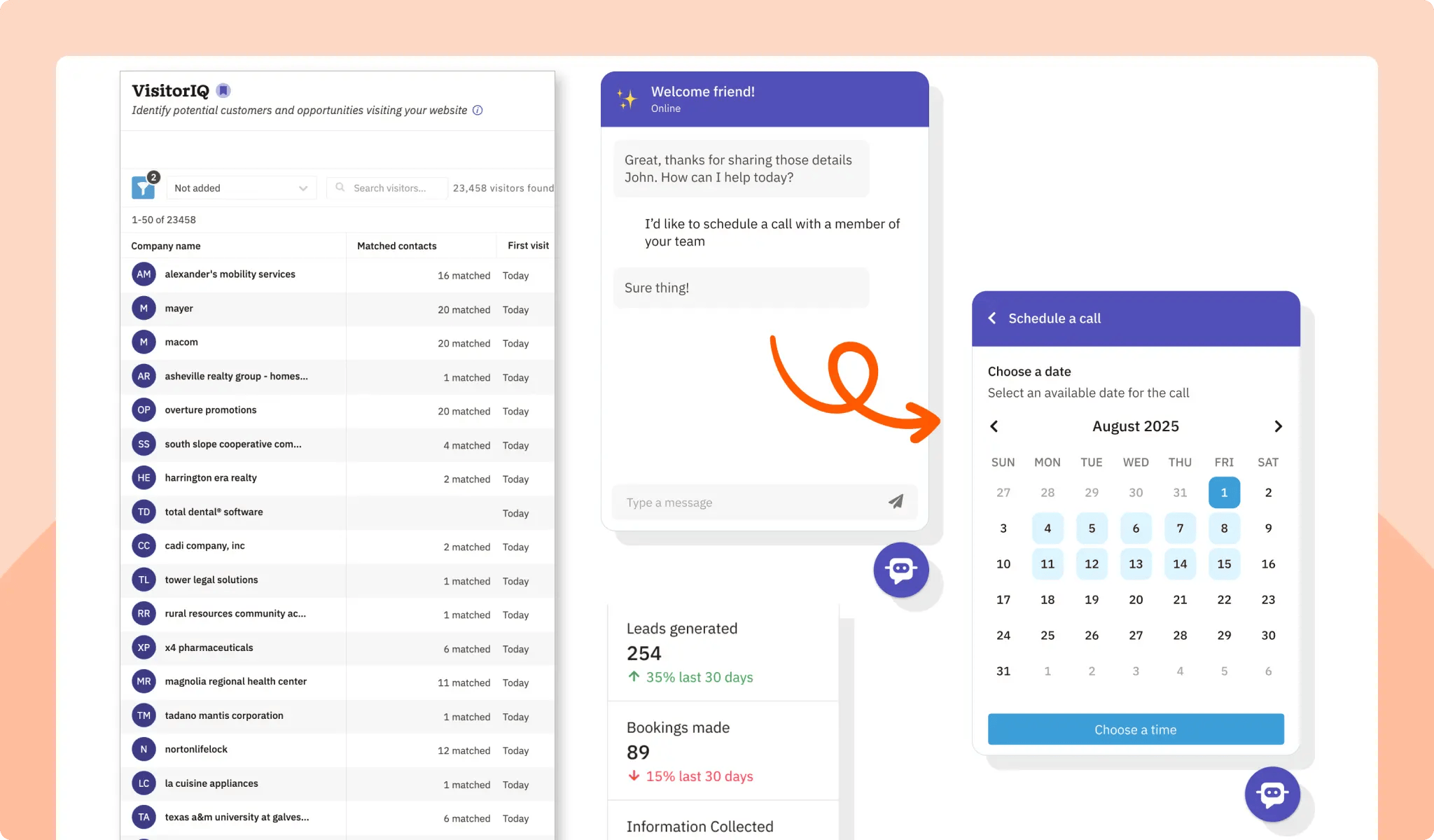 Inbound Sales CRM - Capture leads from your website