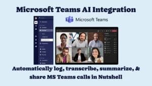 Microsoft Teams AI Integration in Your Nutshell CRM