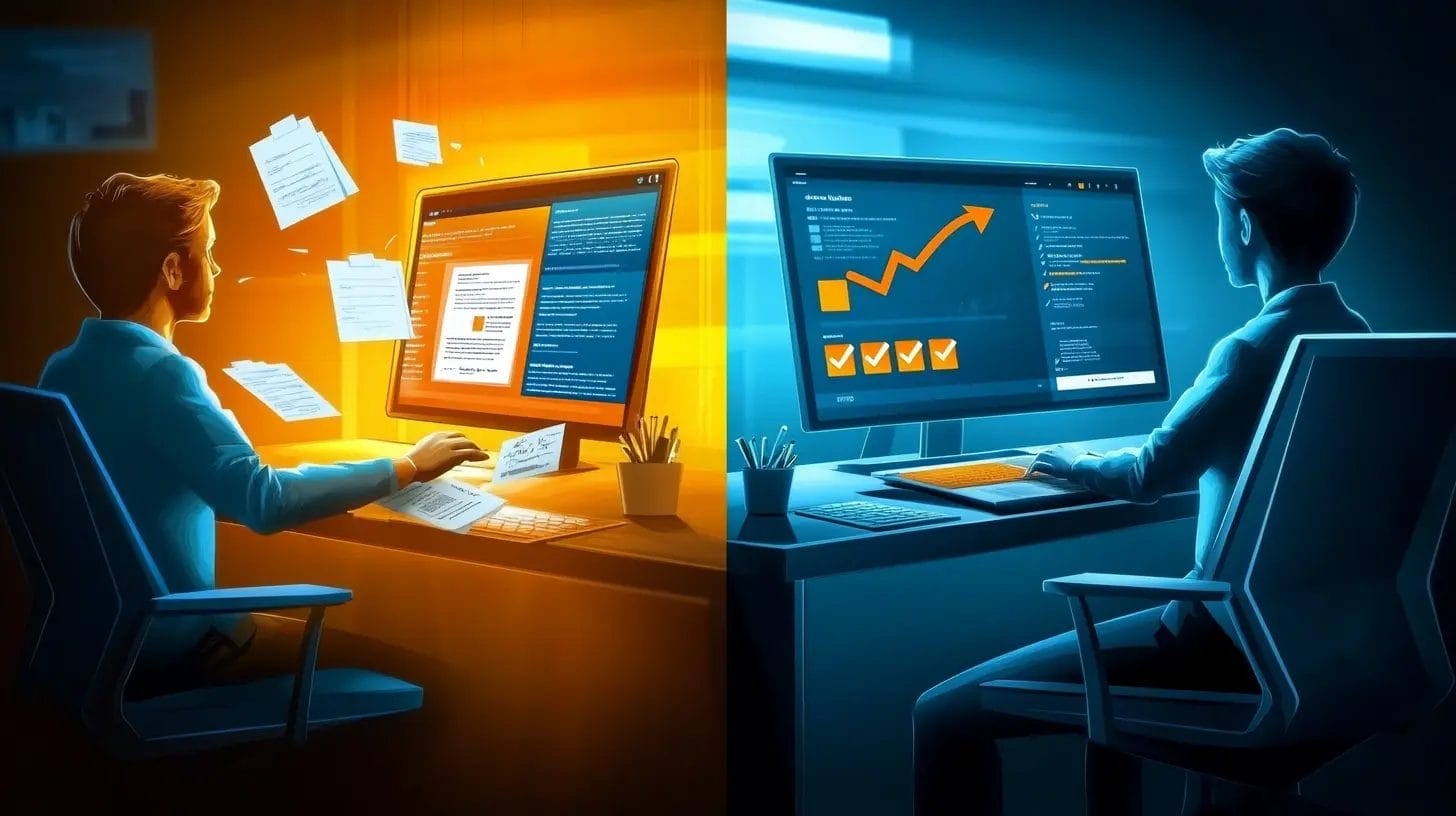 Sales pipeline visualization showing deal progression through stages with next-action focus at each step