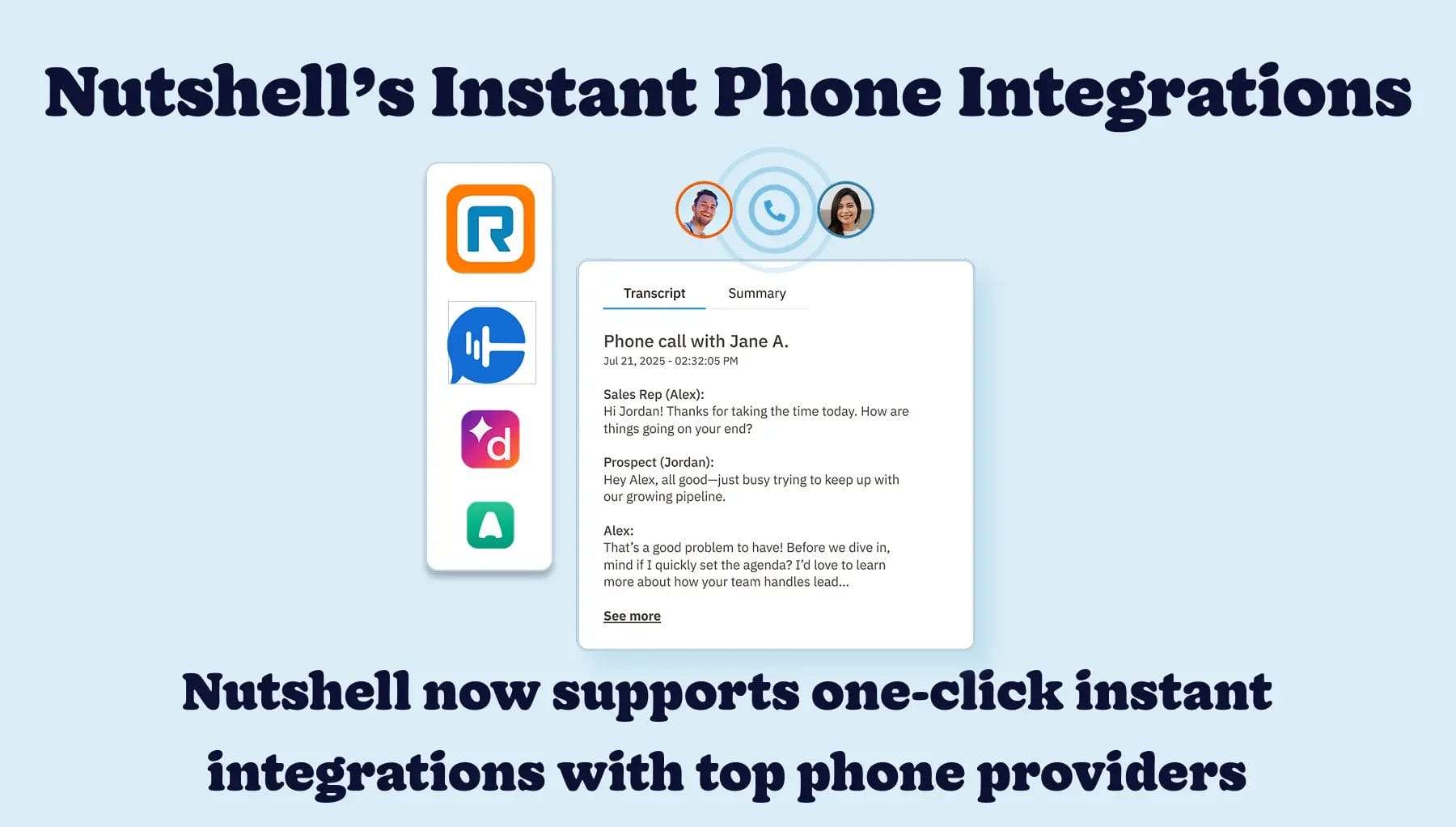Nutshell instant phone integrations blog post featured image